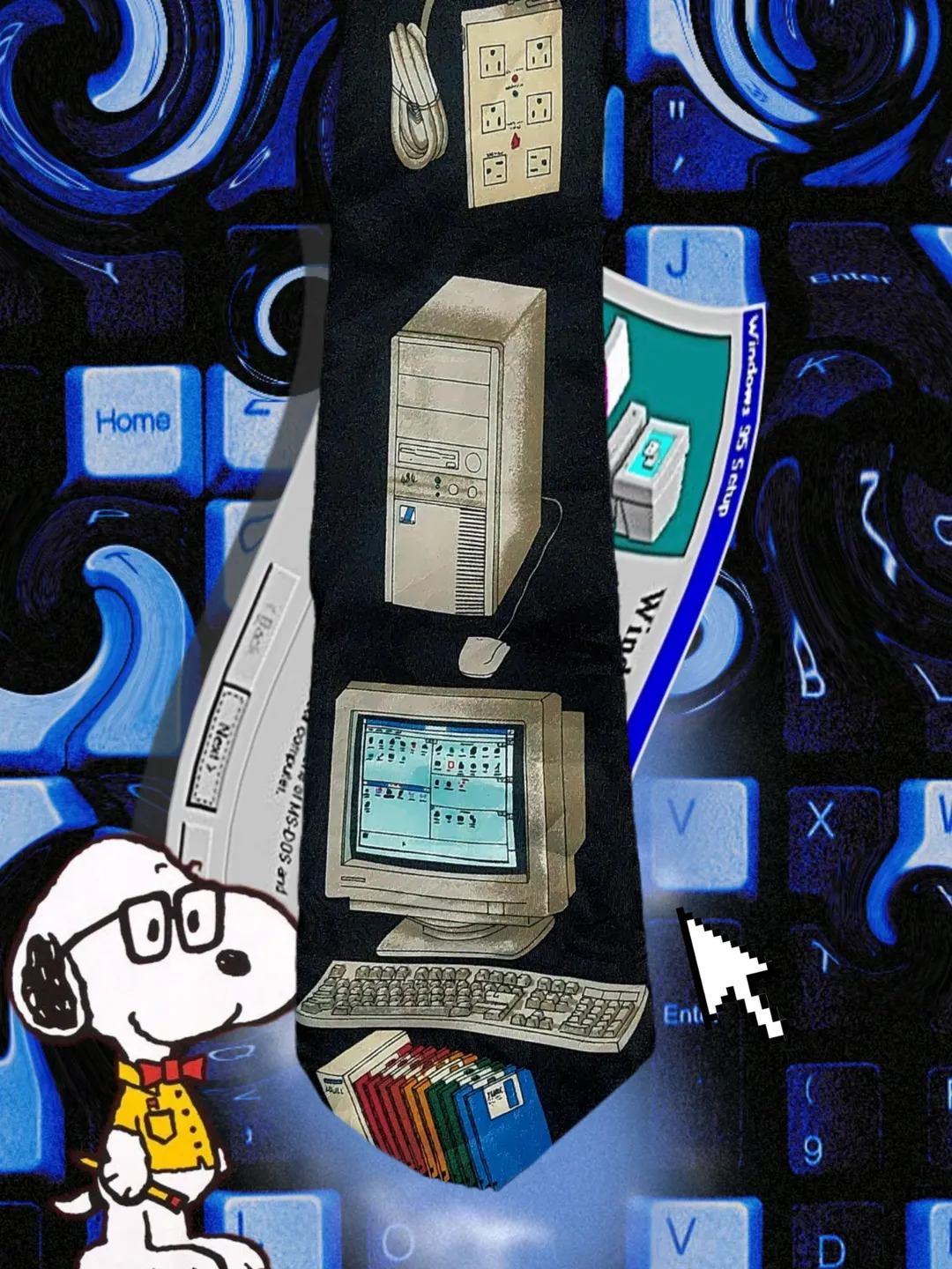 Loud pattern tie — legendary rarity